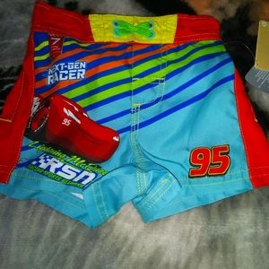 * Lightning McQueen swim trunks